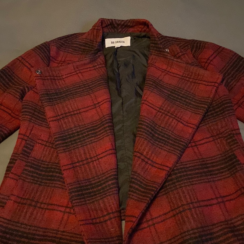 Womens Red plaid BB Dakota jacket